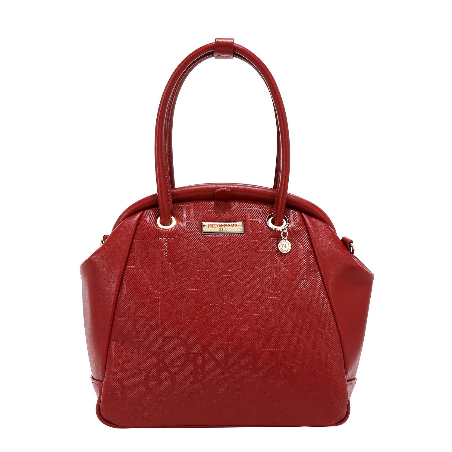 Sac à bandoulière avec cadre de relief élégant (rouge)