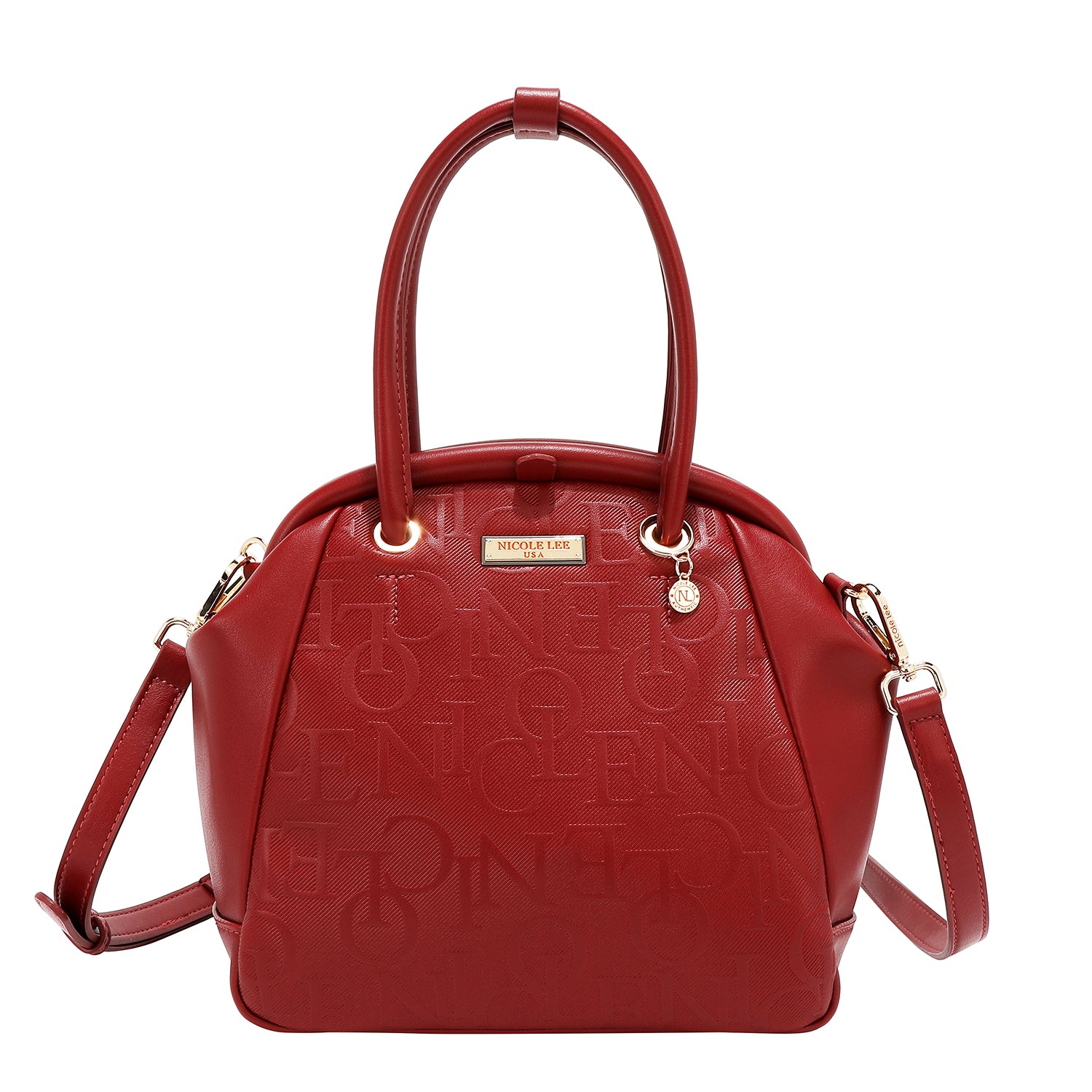 Sac à bandoulière avec cadre de relief élégant (rouge)