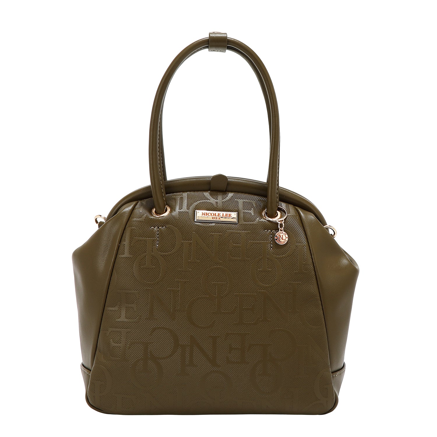 Sac à bandoulière avec cadre de relief élégant (olive)