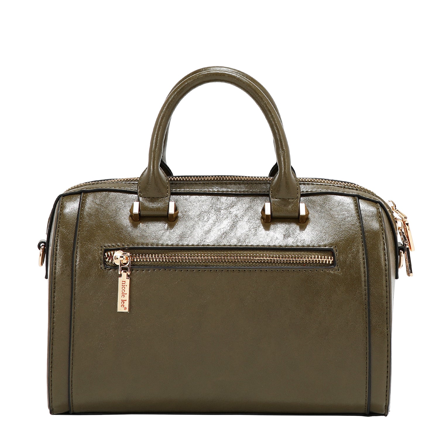 SAC BOSTON AVEC LOGO EMBOSSÉ (OLIVE)