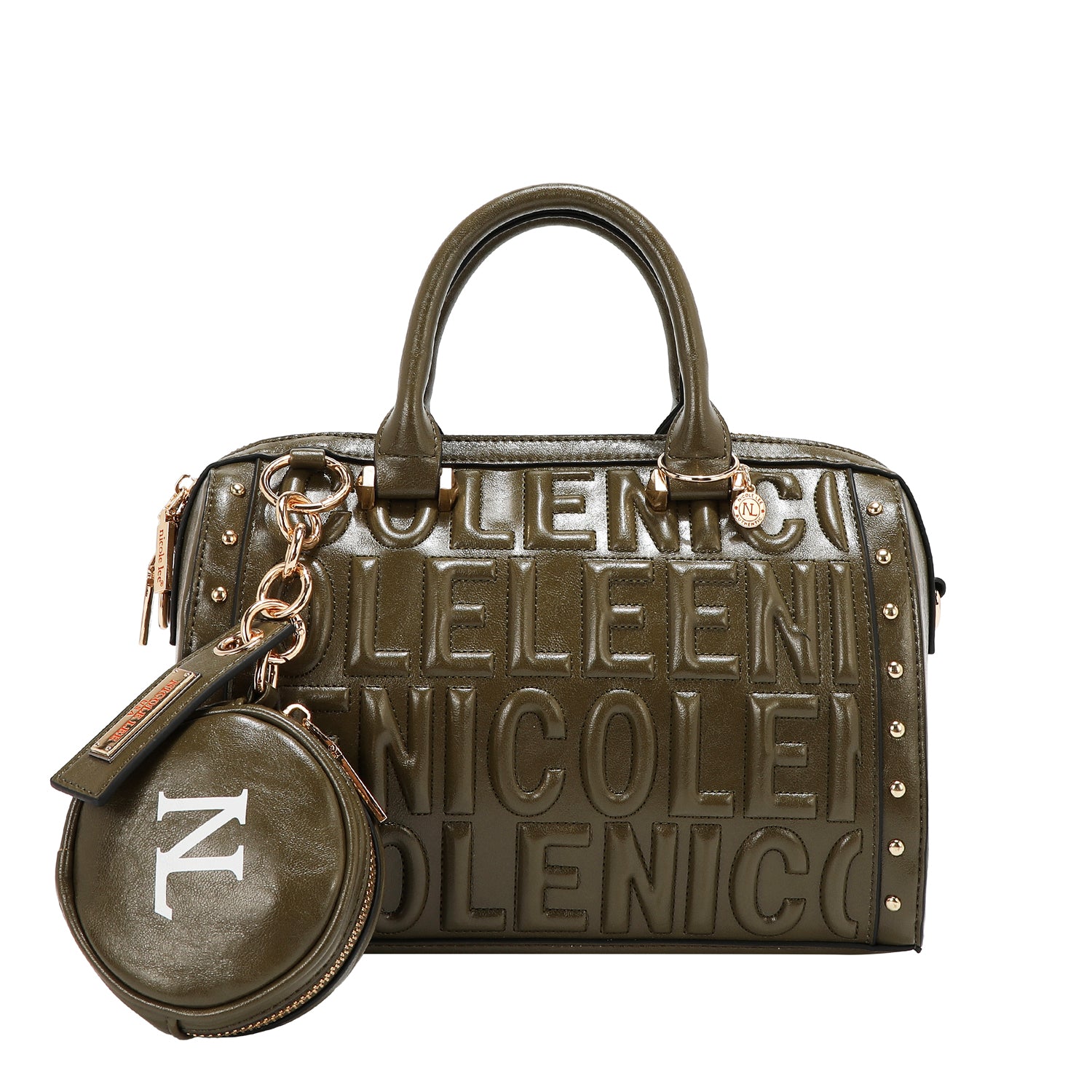 SAC BOSTON AVEC LOGO EMBOSSÉ (OLIVE)