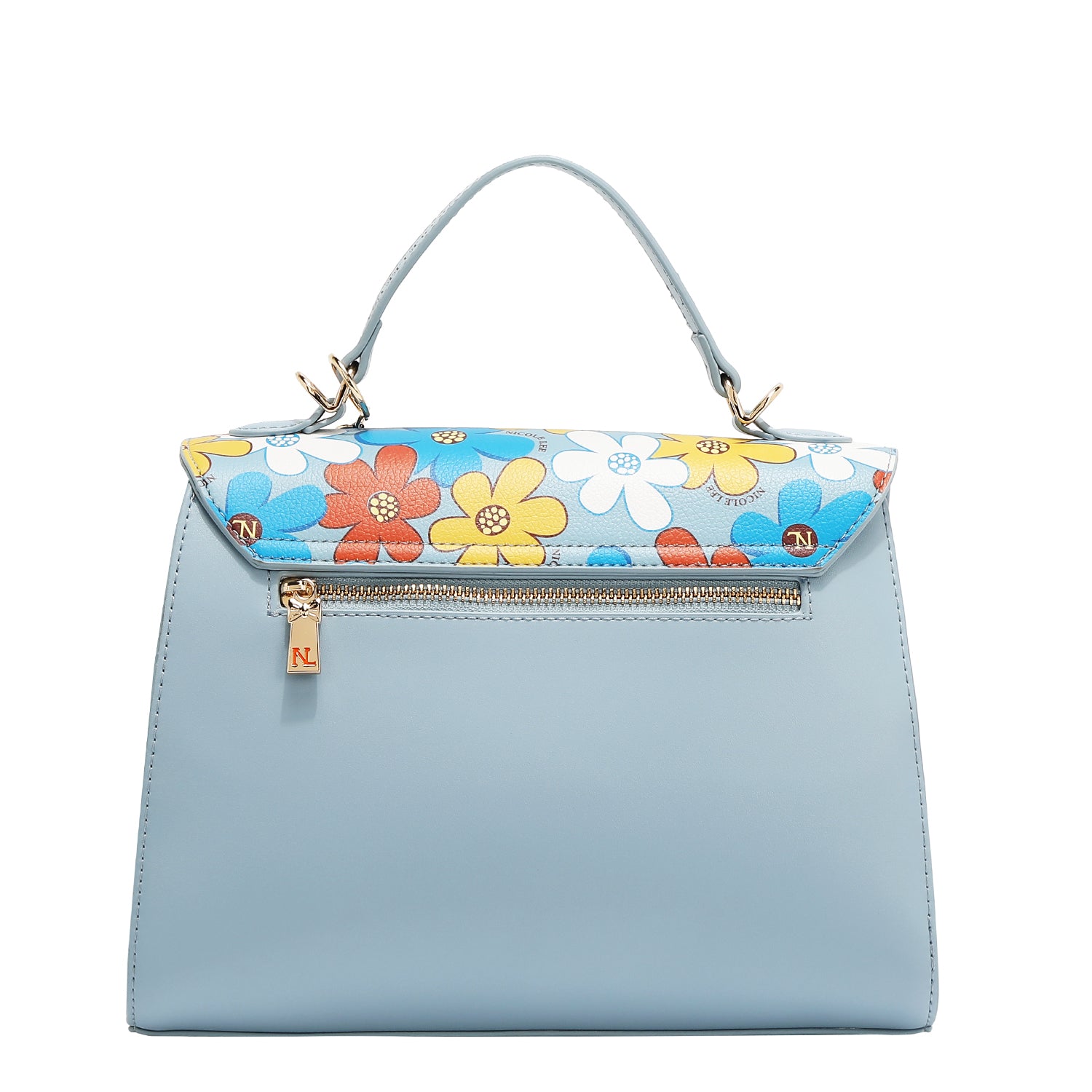 Sac à pop floral (bleu)