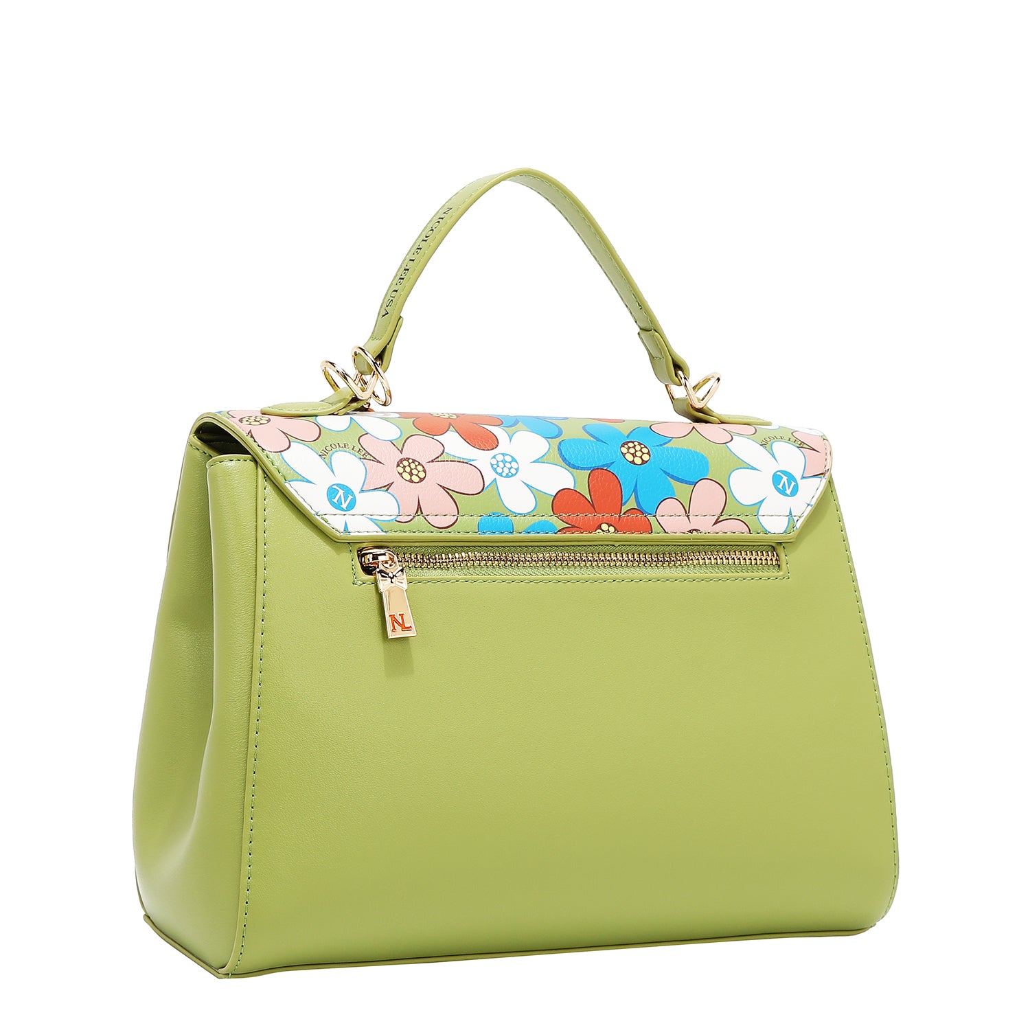 Sac à pop floral (vert)