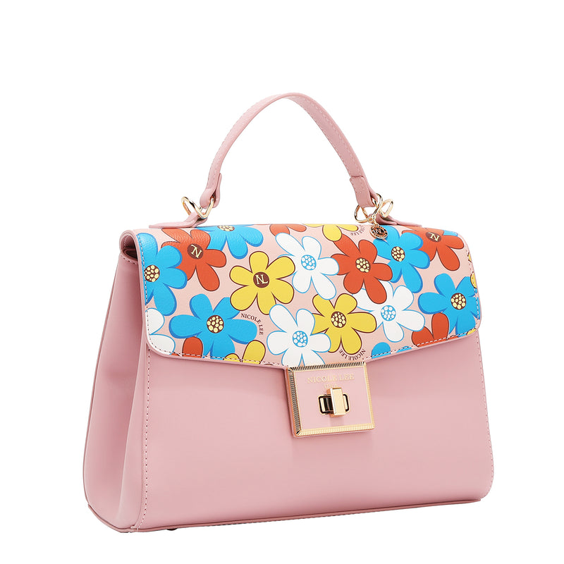 BOLSO POP FLORAL (ROSA)