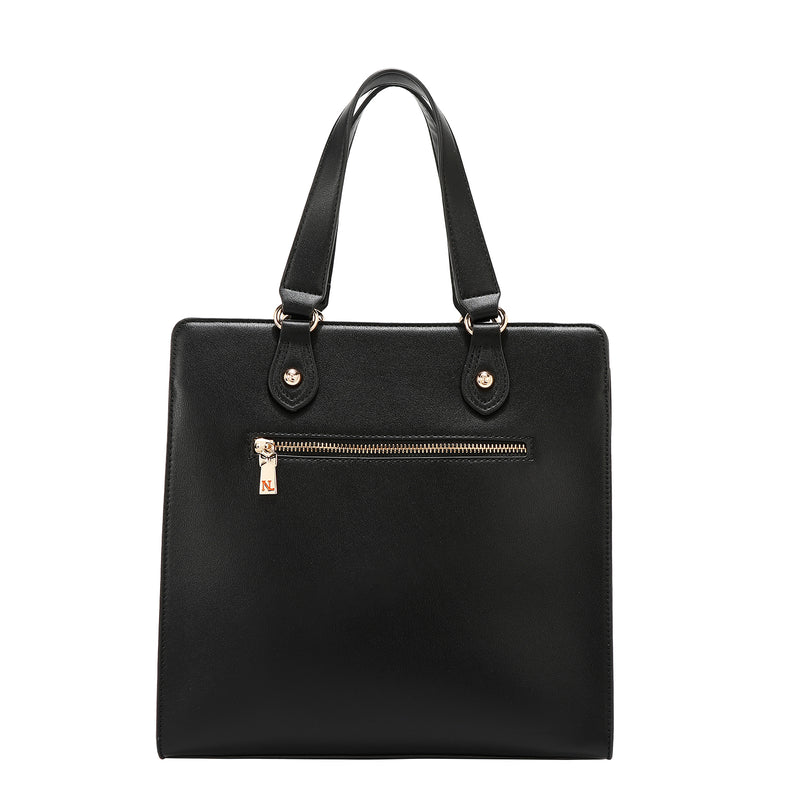 BOLSA DE TOTE POP FLORAL (NEGRO)