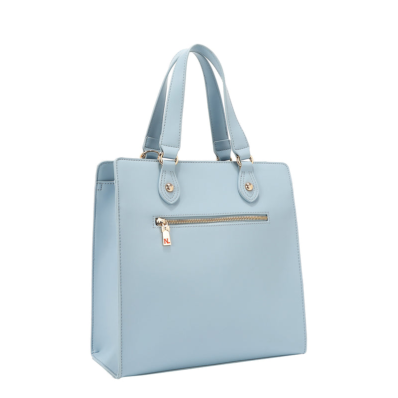 BOLSA DE TOTE POP FLORAL (AZUL)