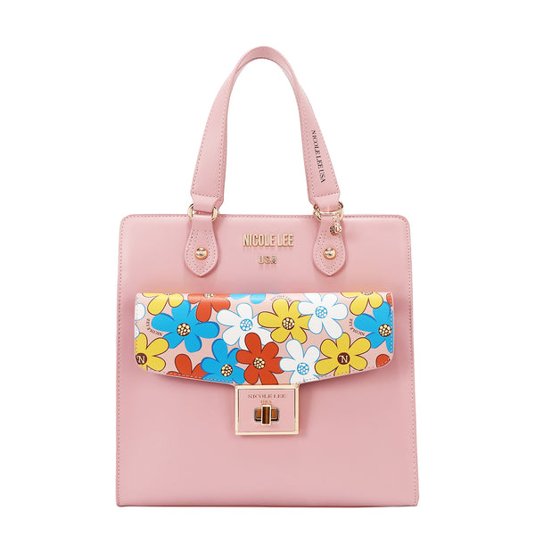 BOLSA DE TOTE POP FLORAL (ROSA)