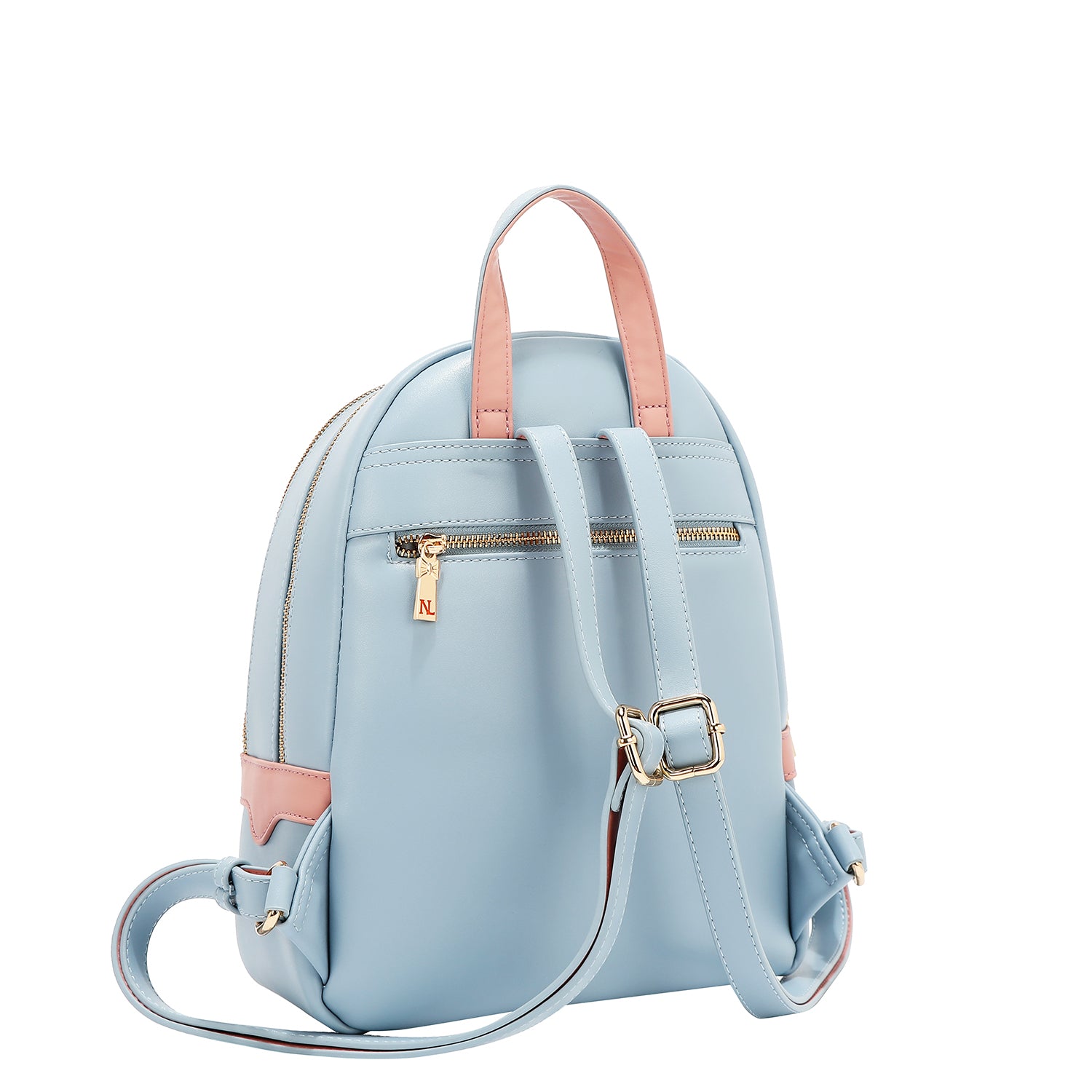 MOCHILA POP FLORAL (AZUL)