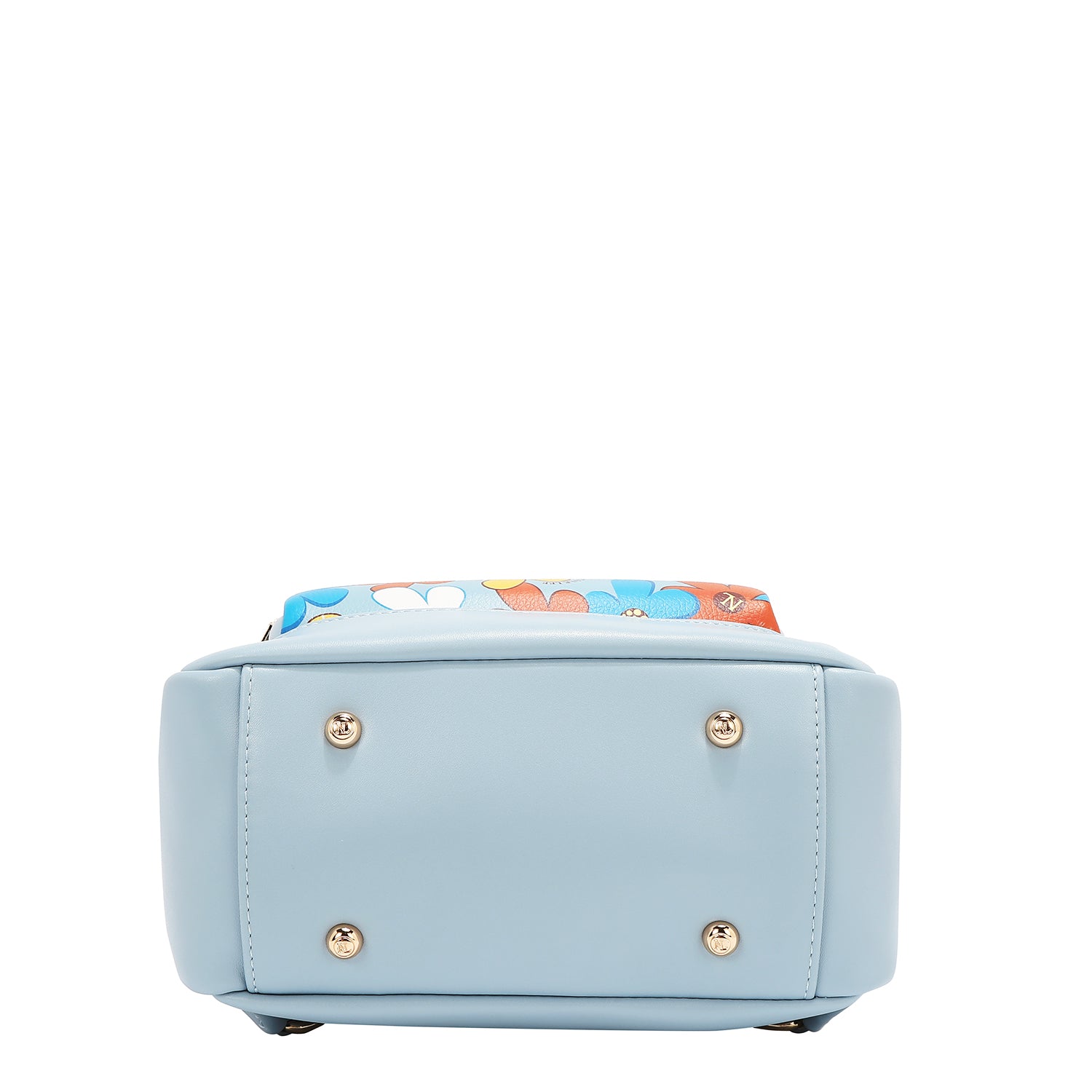 MOCHILA POP FLORAL (AZUL)