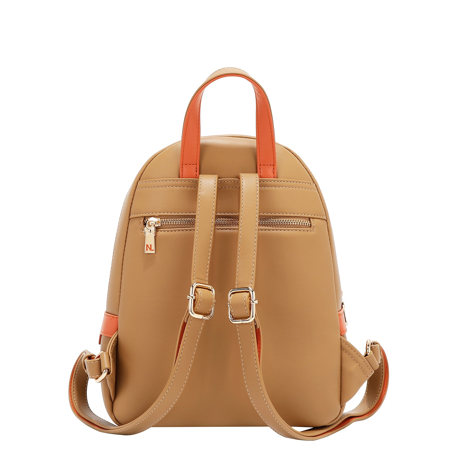 MOCHILA POP FLORAL (TAUPE)