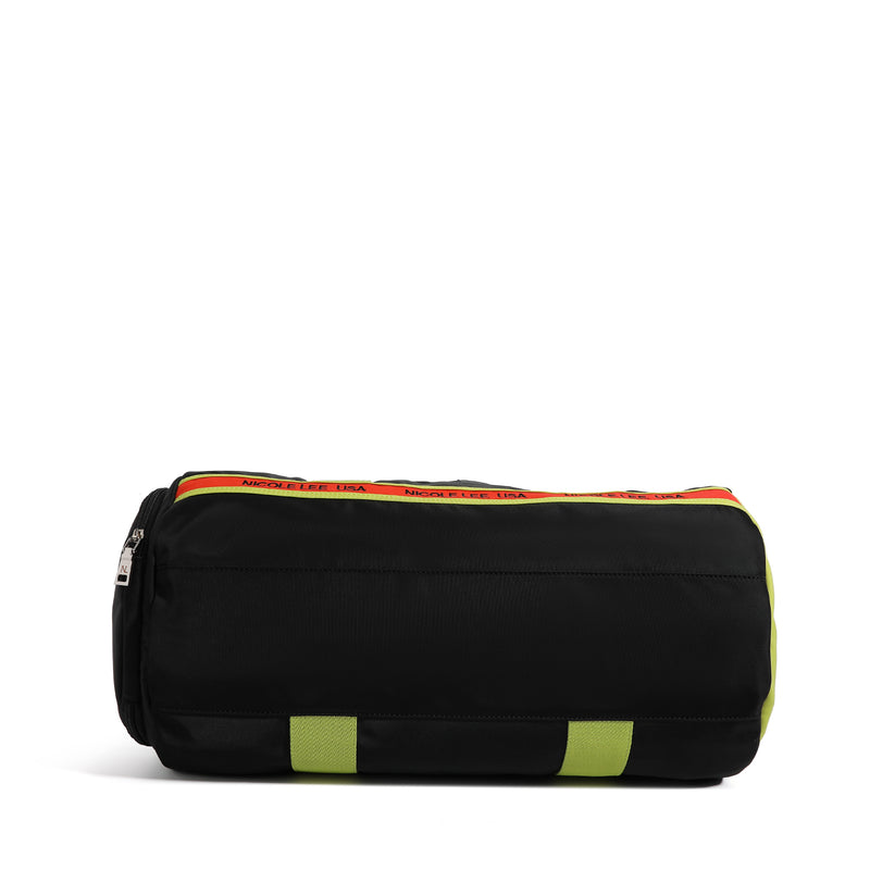 BOLSO DE GIMNASIO COLORBLOCK NEGRO