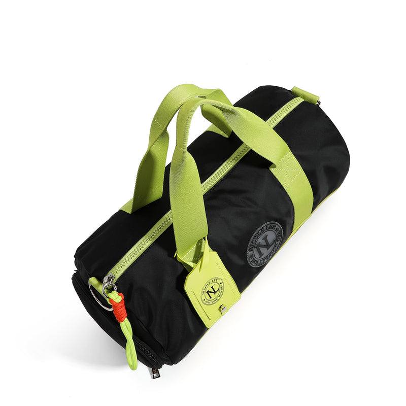 BOLSO DE GIMNASIO COLORBLOCK NEGRO