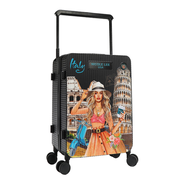 20&quot; CABIN SUITCASE WITH STRETCHES (<tc>MARTHA TRAVELS ITALY</tc>)