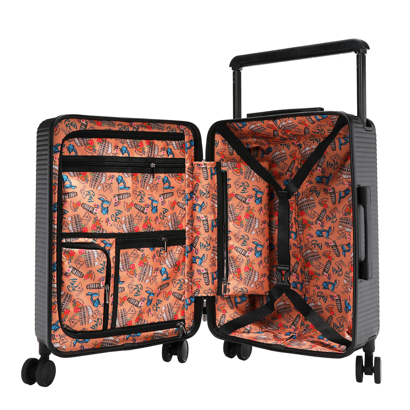 20&quot; CABIN SUITCASE WITH STRETCHES (<tc>MARTHA TRAVELS ITALY</tc>)