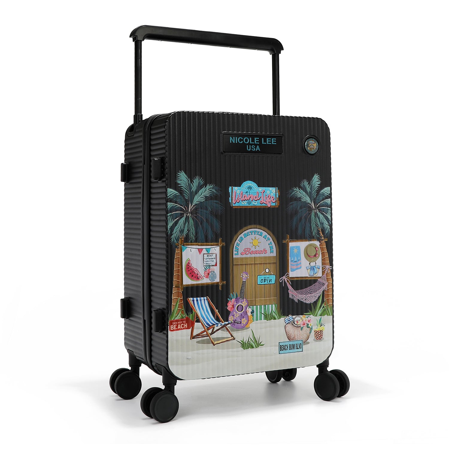 MALETA DE CABINA 20" CON ESTRIAS (SUN & SAND)