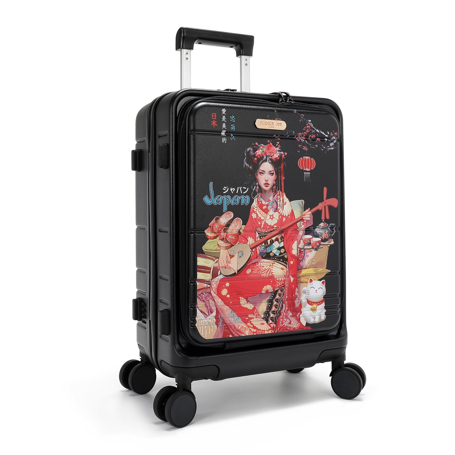 CABIN SUITCASE 20" WITH STRIPES (<tc>AKIKO LA BELLEZA</tc>)