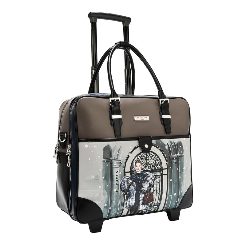 BOLSO RODANTE RECTANGULAR (MODA SNOWFLAKE)