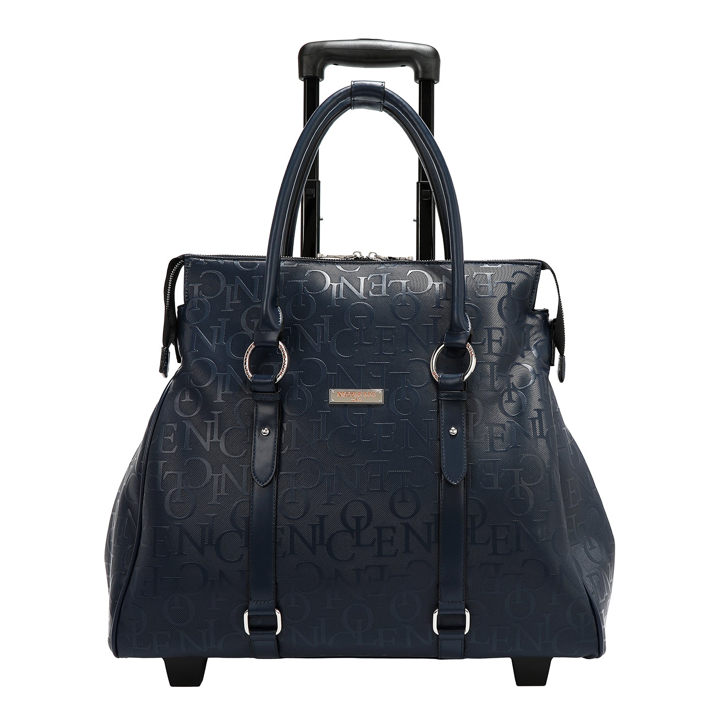 BOLSO CON RUEDAS MONOGRAMA (AZUL)