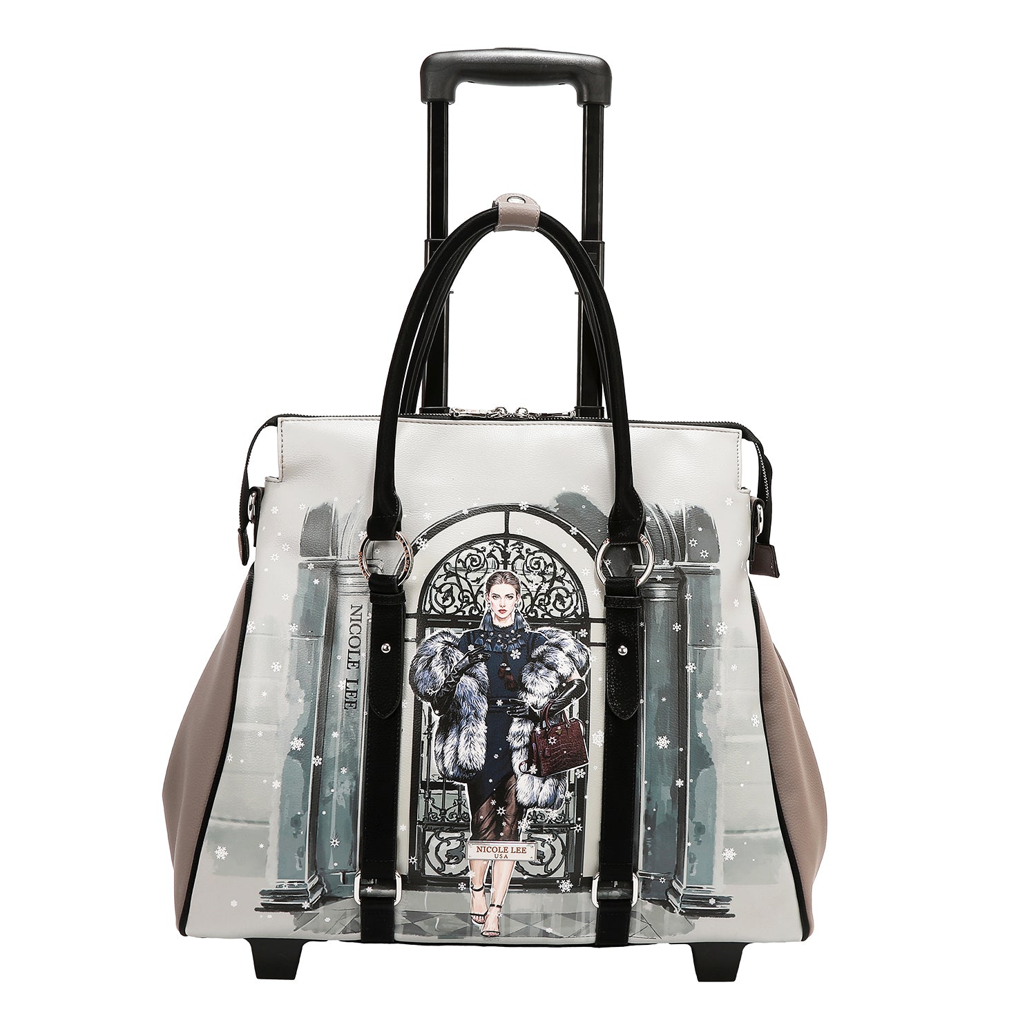 BOLSO TOTE RODANTE (MODA SNOWFLAKE)