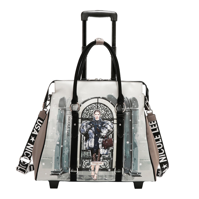 BOLSO TOTE RODANTE (MODA SNOWFLAKE)