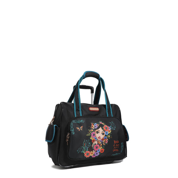 NYLON CABIN SUITCASE <tc>ALMA DE COLORES</tc>