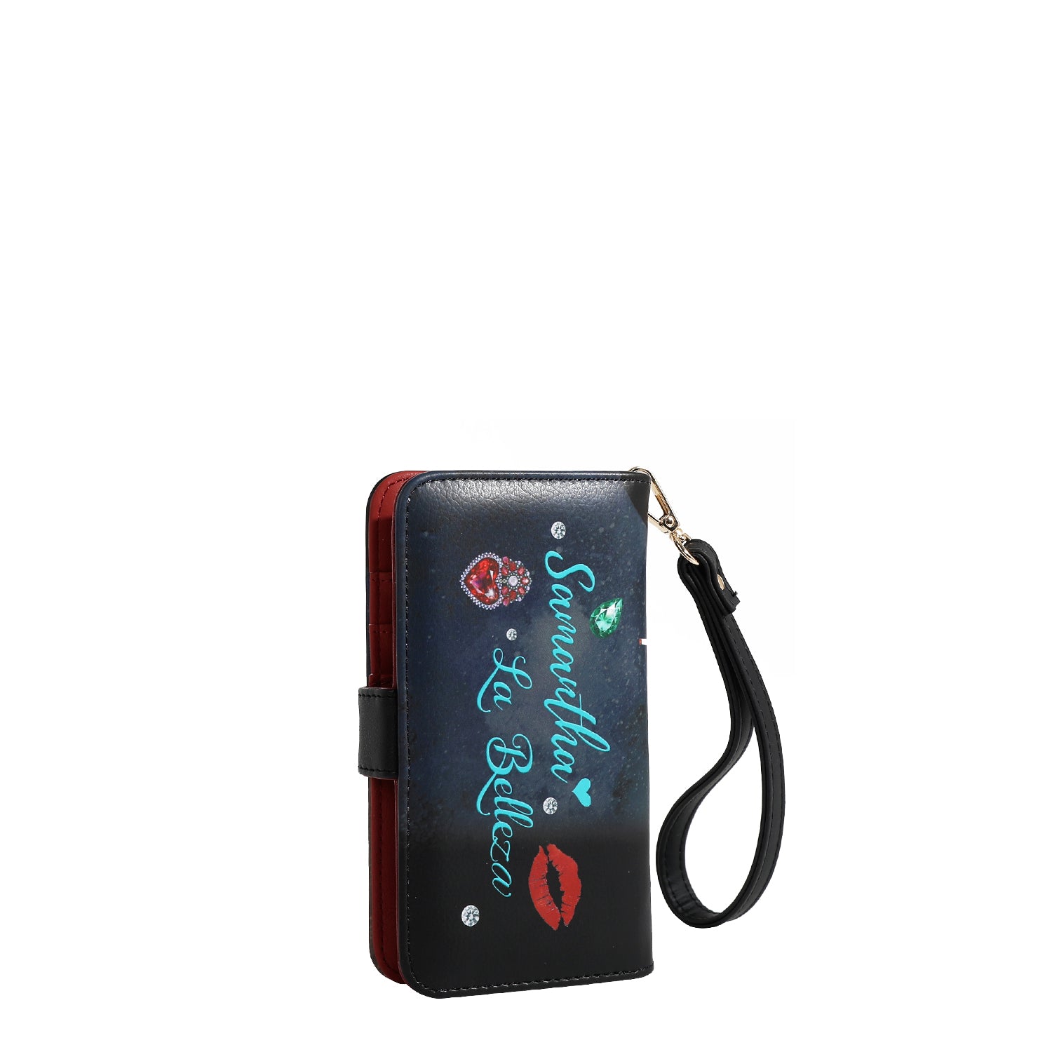 NL SIGNATURE PHONE CASE AND WALLET WITH STRAP (<tc>SAMANTHA LA BELLEZA</tc>)