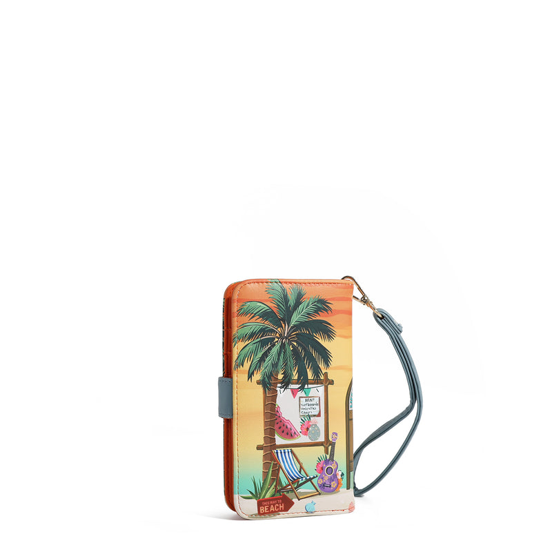 NL SIGNATURE PHONE CASE AND WALLET WITH STRAP (<tc>SUN & SAND</tc>)
