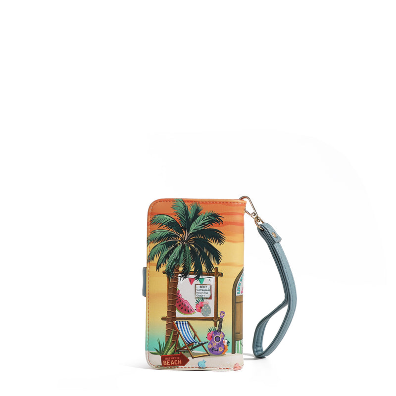 NL SIGNATURE PHONE CASE AND WALLET WITH STRAP (<tc>SUN & SAND</tc>)