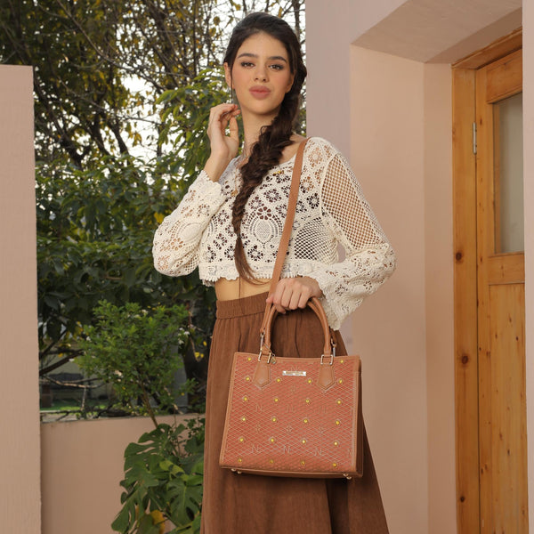 Gracie Structured Tote Bag (Black)