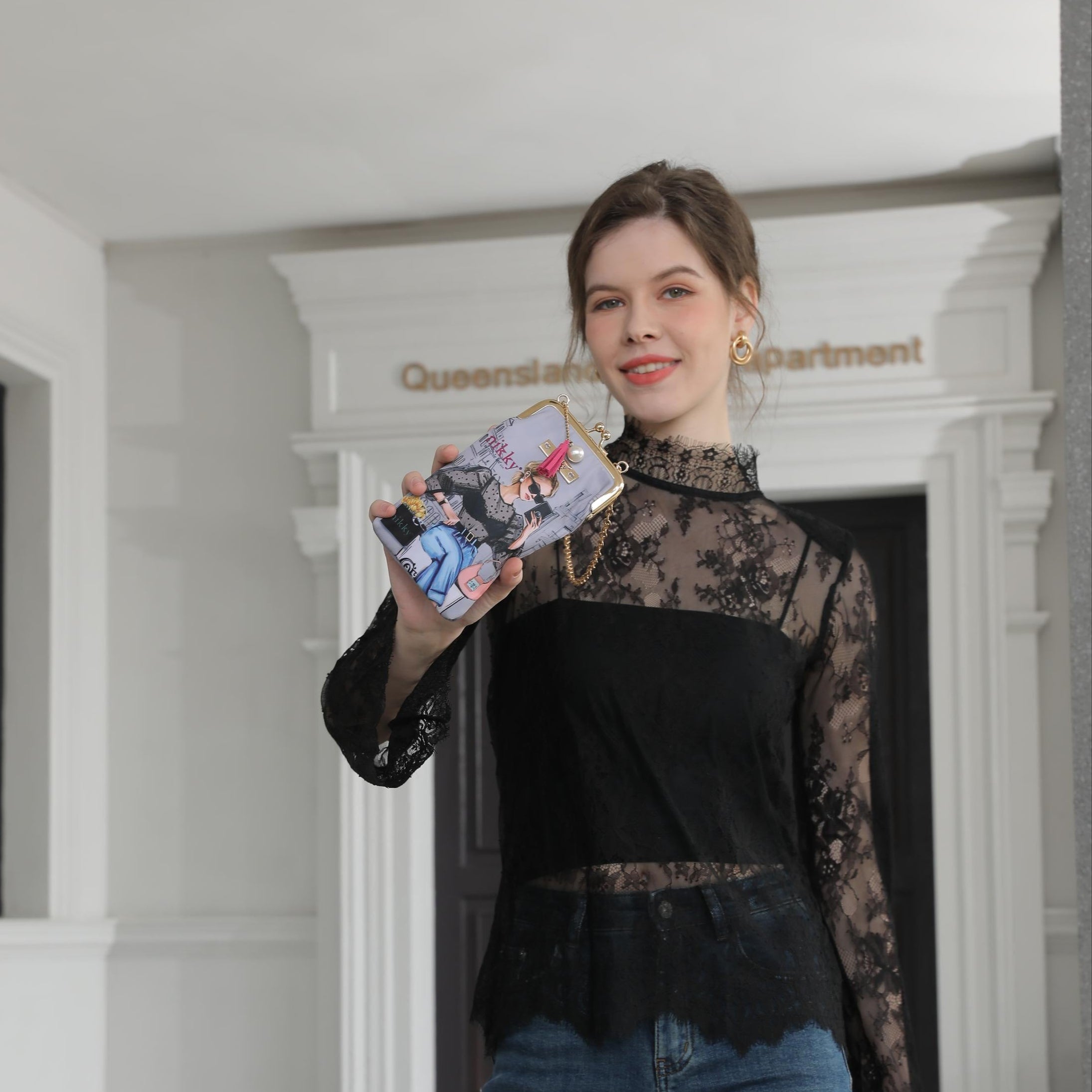 ESTUCHE PARA TELÉFONO Y GAFAS DE SOL (URBAN COFFEE DREAM)