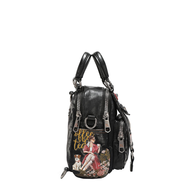 SMALL DENIM BACKPACK <tc>SISTERS SECRET</tc>