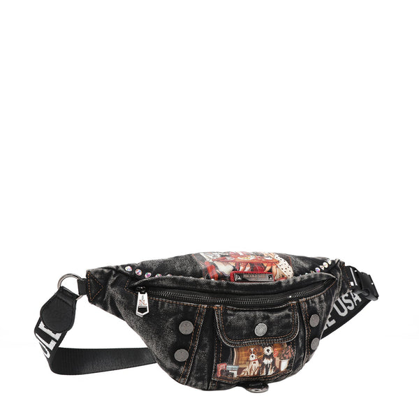 DENIM WAIST BAG <tc>SISTERS SECRET</tc>