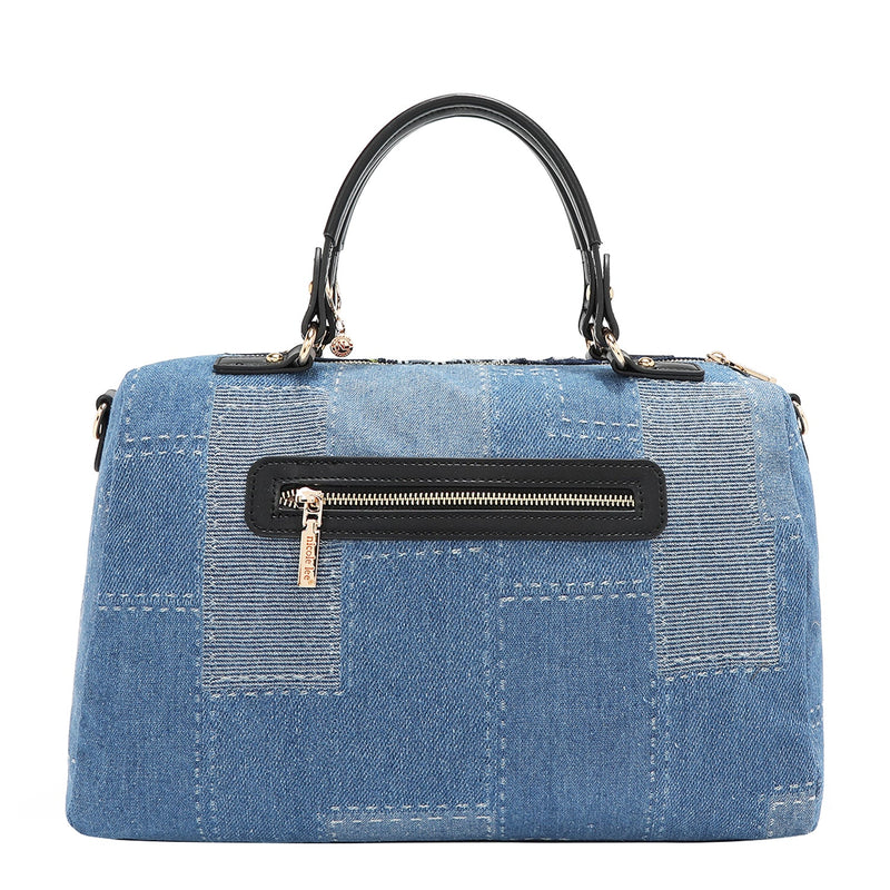 BOLSO BOSTON DE DENIM (BOSQUE DE AMOR)