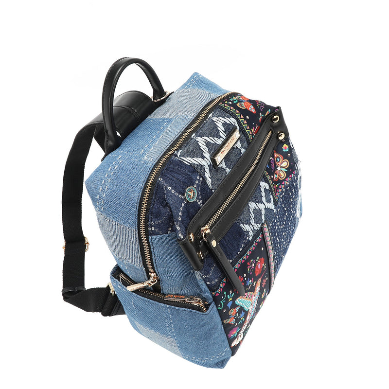 MOCHILA DE DENIM (BOSQUE DE AMOR)