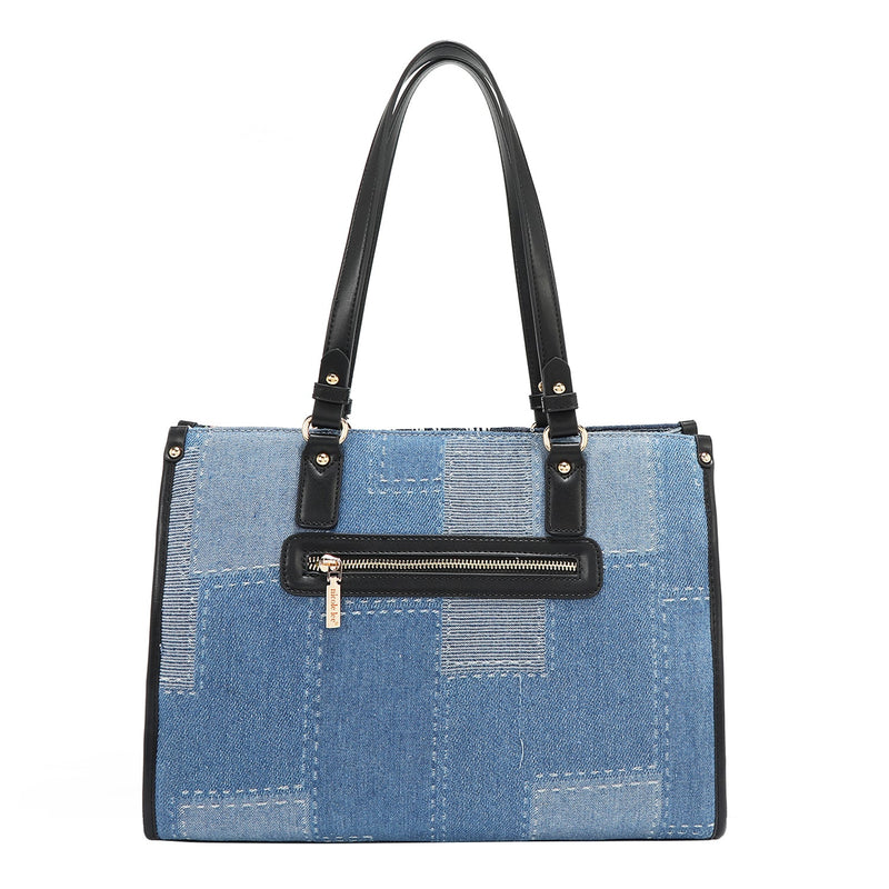 BOLSO TOTE DE DENIM (BOSQUE DE AMOR)