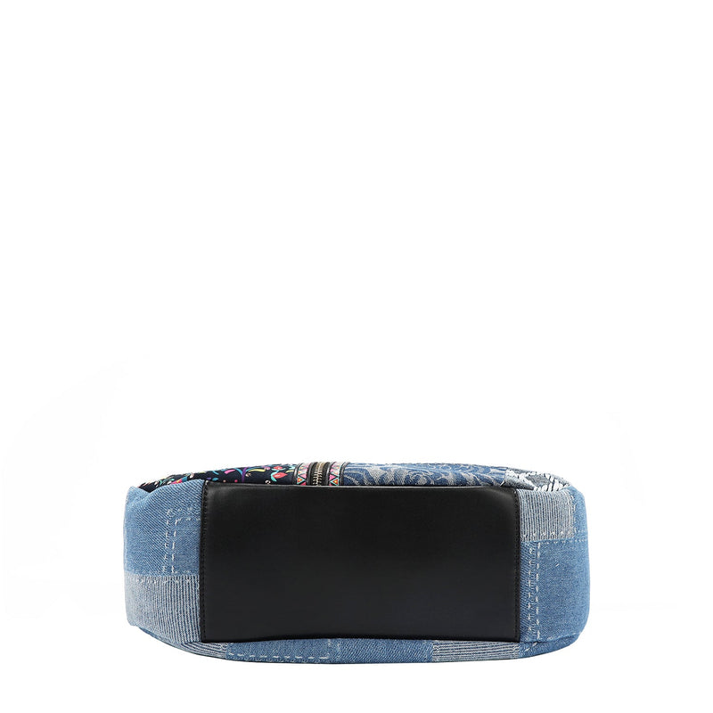 BOLSO HOBO DE DENIM (BOSQUE DE AMOR)