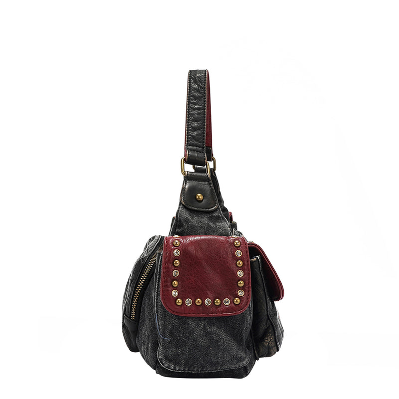 BOLSO DE MANO DE DENIM (SOFIA MONTANA)