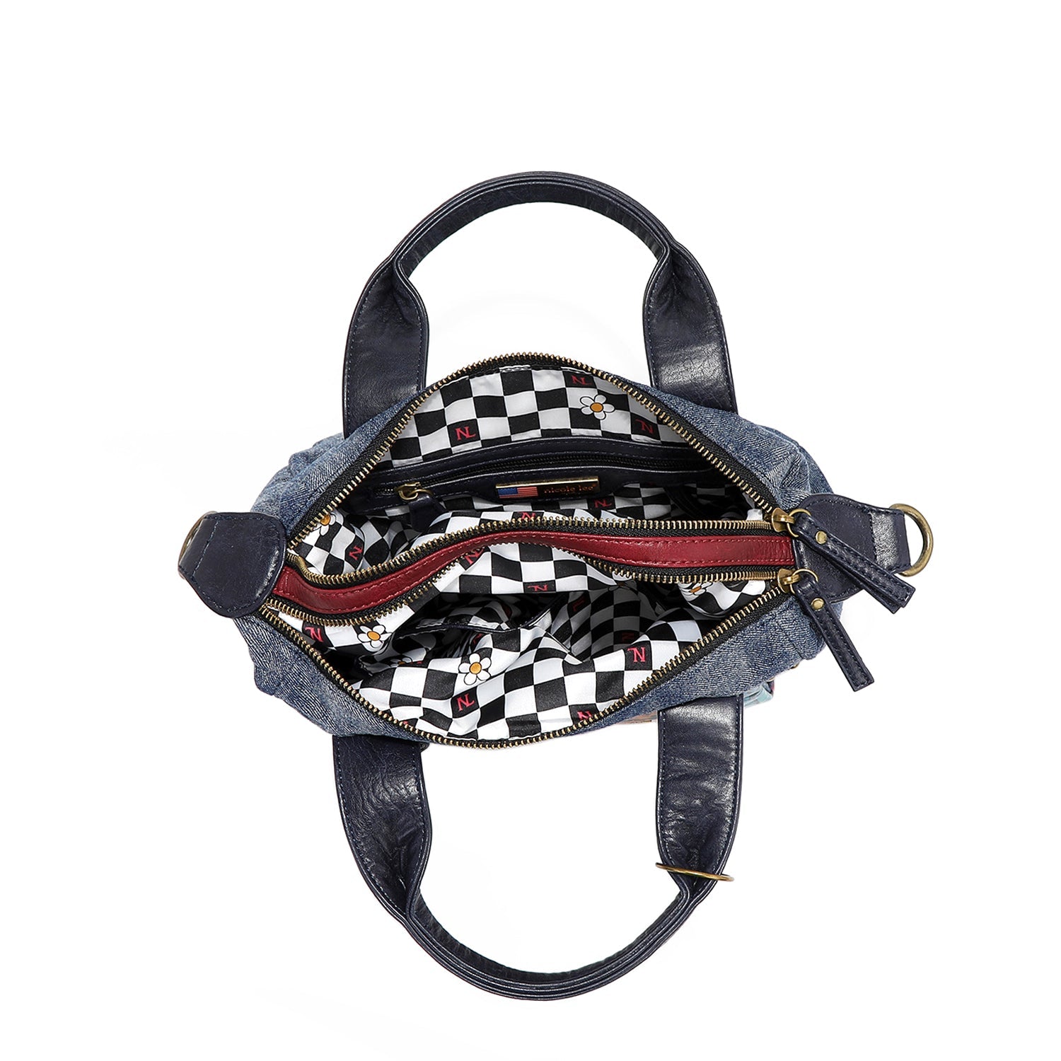 SAC EN DENIM LAVÉ AVEC CLOUS (<tc><tc>Hollywood Drive</tc></tc>)