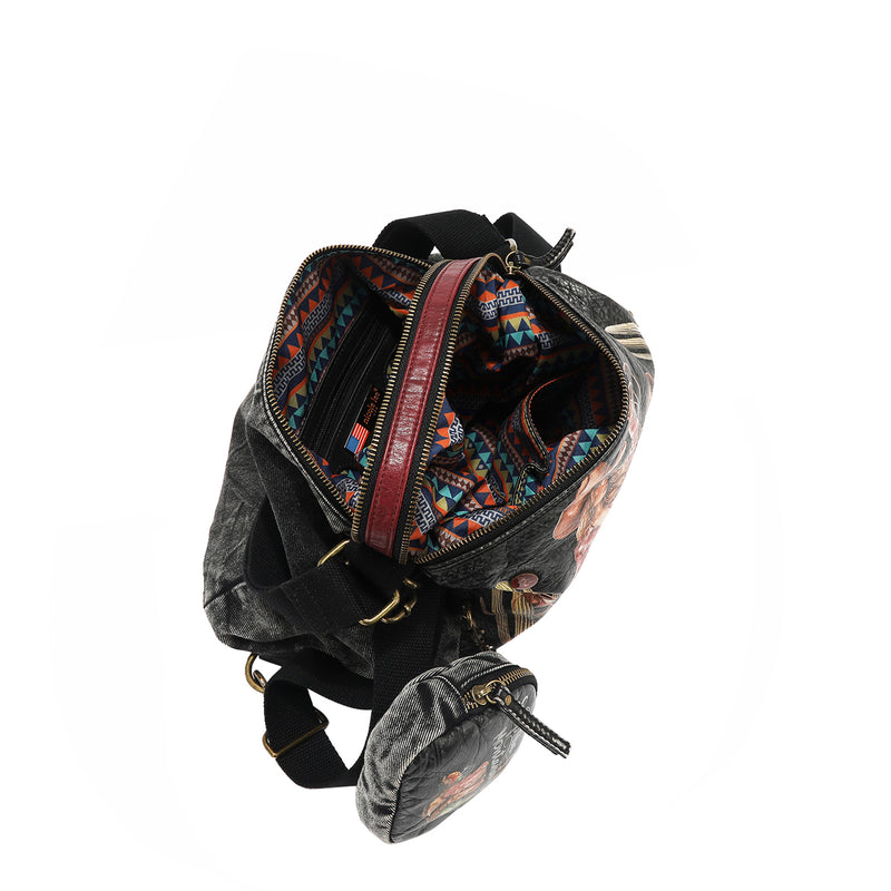 MOCHILA/BOLSO DE HOMBRO (SOFIA MONTANA)