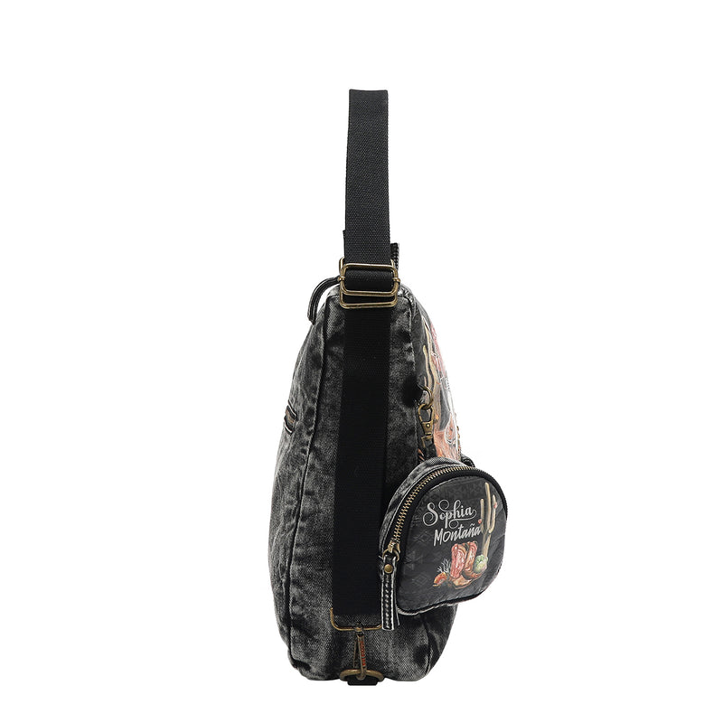 MOCHILA/BOLSO DE HOMBRO (SOFIA MONTANA)