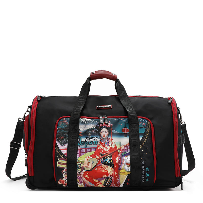 TRAVEL BAG WITH WHEELS (<tc>AKIKO LA BELLEZA</tc>)