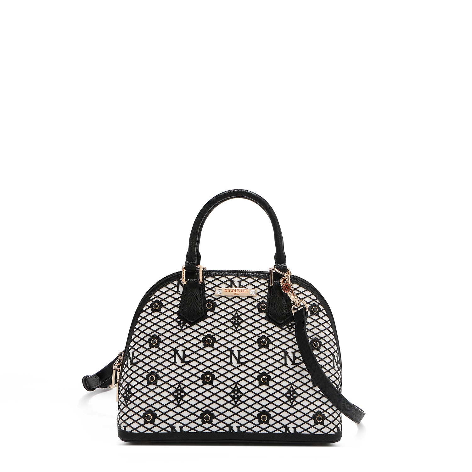 BOLSO DOMO TIPO SATCHEL GRACIE (NEGRO)