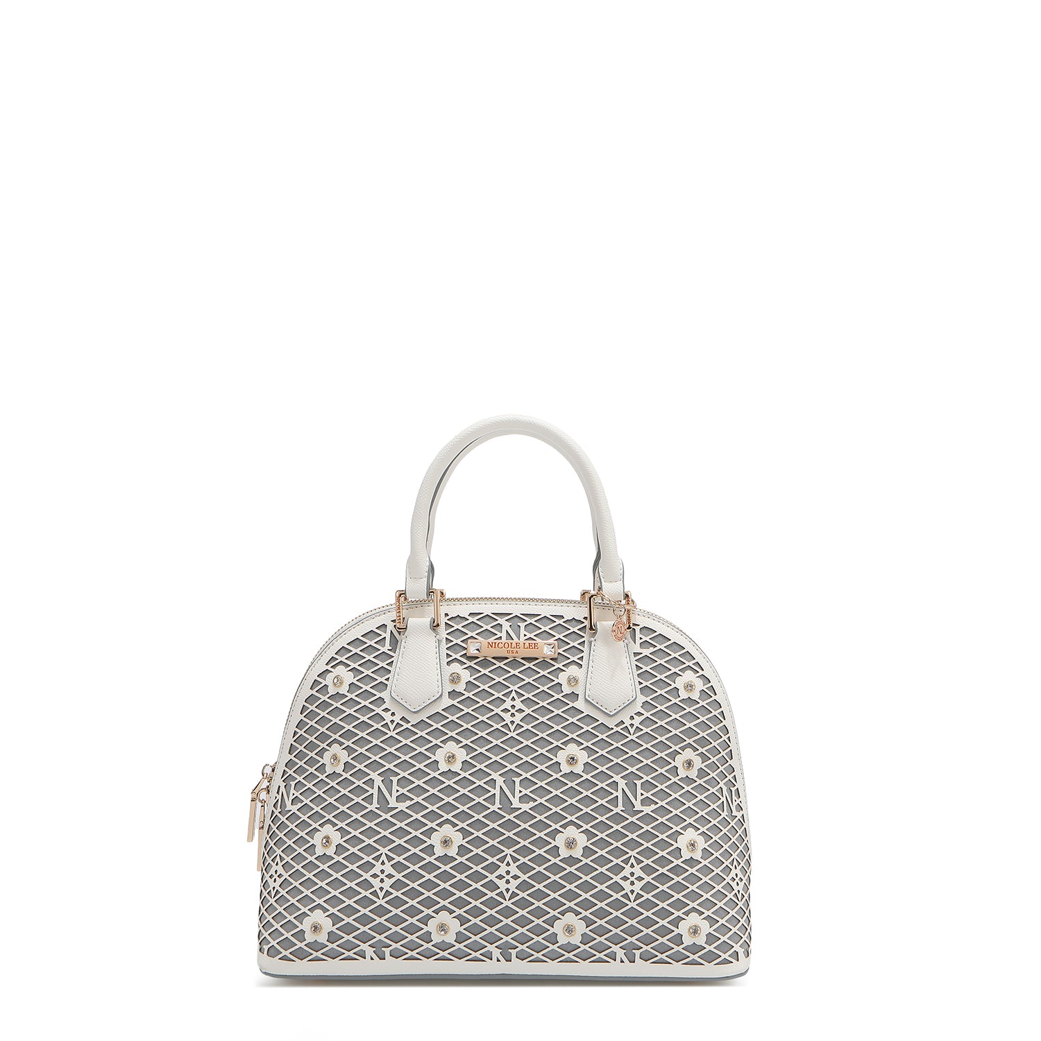 BOLSO DOMO TIPO SATCHEL GRACIE (BLANCO)