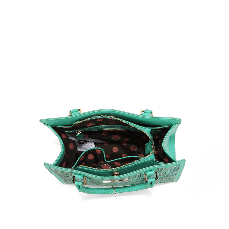 Gracie Structured Tote Bag (Green)