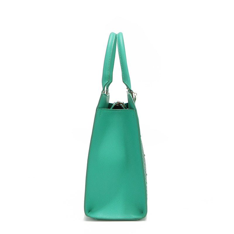 Gracie Structured Tote Bag (Green)