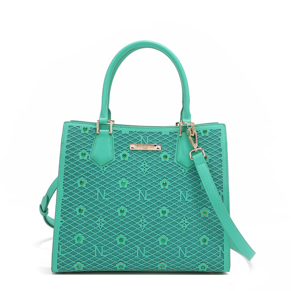 Gracie Structured Tote Bag (Green)