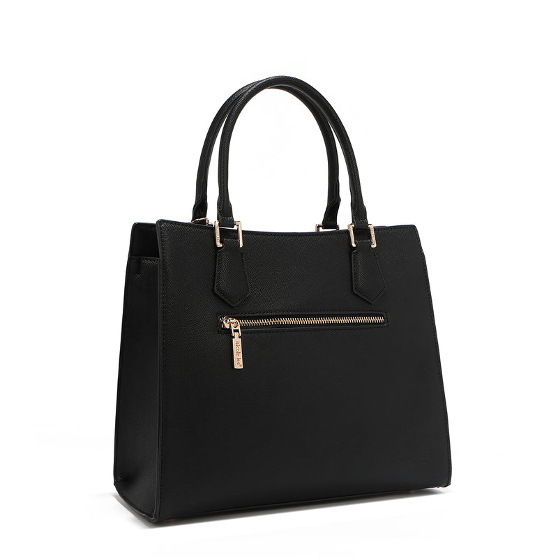 Gracie Structured Tote Bag (Black)