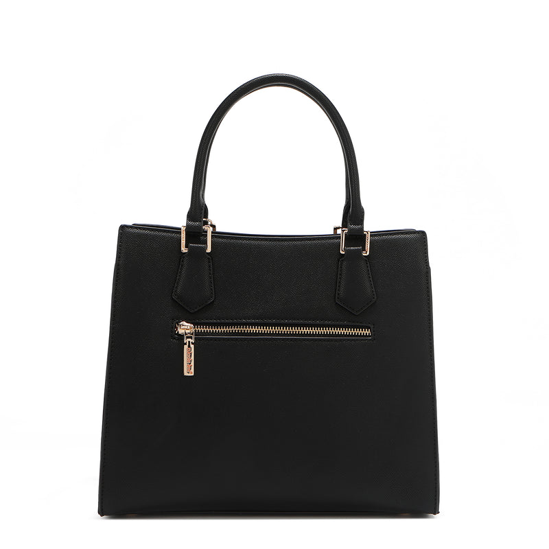Gracie Structured Tote Bag (Black)