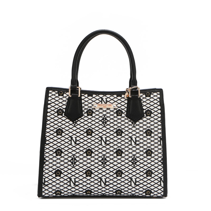 Gracie Structured Tote Bag (Black)
