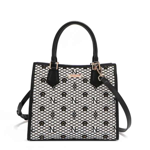 Gracie Structured Tote Bag (Black)